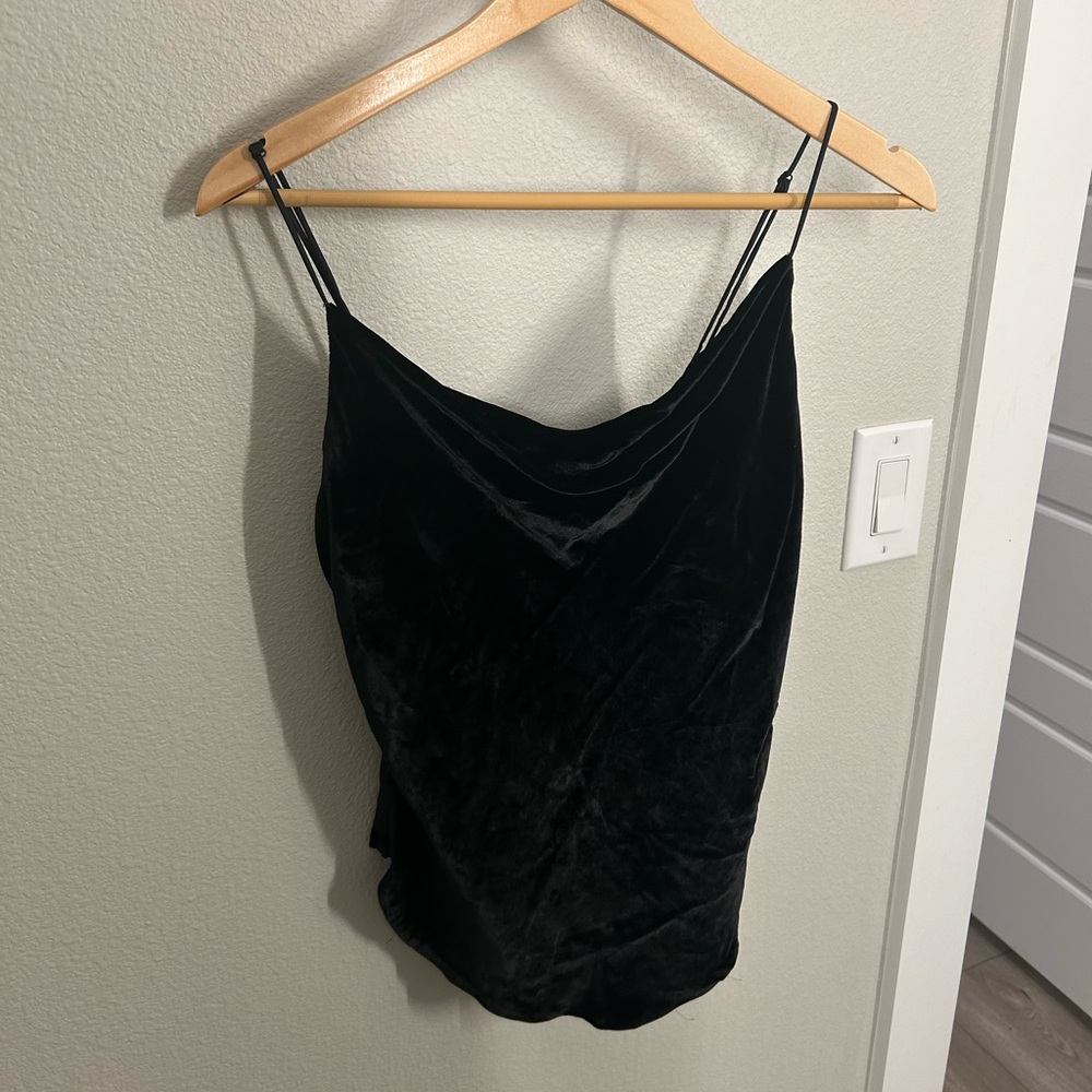 Marta Carta Velvet Cowl Neck Camisole - Sz S